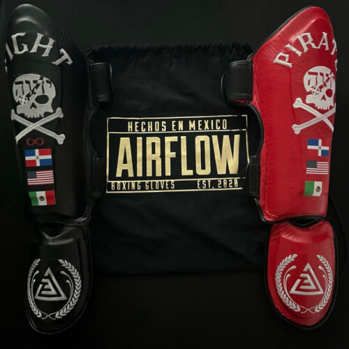Custom Airflow Thai Style Leather Shin Guards